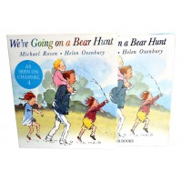 «Идем ловить медведя» книга-гармошка на английском. Майкл Розен,Хелен Оксенбери