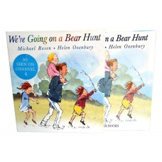 «Идем ловить медведя» книга-гармошка на английском. Майкл Розен,Хелен Оксенбери