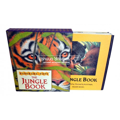 «Книга джунглей» книга-гармошка на английском. Никола Бейли