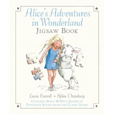 «Алиса в стране чудес» книга с пазлами на английском. Хелен Оксенбери
