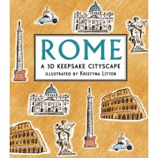 «Вечный город Рим» книга-гармошка на английском. Кристина Литтен