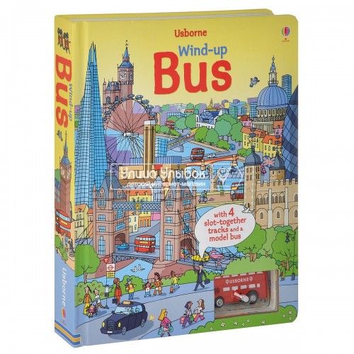 «Лондонский автобус» игрушка с заводом, дорожки на английском. Фиона Уотт