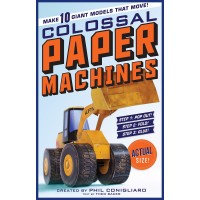 «Большая книга огромных бумажных моделей машин» книга-панорама на английском. Фил Конильяро