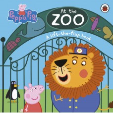 «Свинка Пеппа в зоопарке» книга с откидной крышкой на английском.