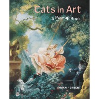 «Кошки в искусстве. Сьюзан Герберт» pop-up книга на английском. Сьюзан Герберт