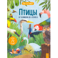 «Птицы. От колибри до страуса. Что и как?» книжка-картонка на русском. Маккэнн Джеки, Коулмен Стефани Файзер