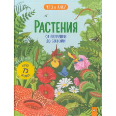 «Растения. От петрушки до секвойи. Что и как?» книжка-картонка на русском. Мартин Рут, Купер Даун