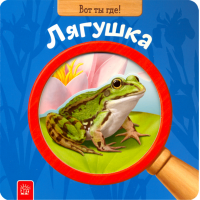 «Вот ты где! Лягушка» книжка-картонка на русском. Ко Йосун